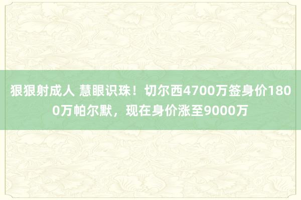 狠狠射成人 慧眼识珠！切尔西4700万签身价1800万帕尔默，现在身价涨至9000万