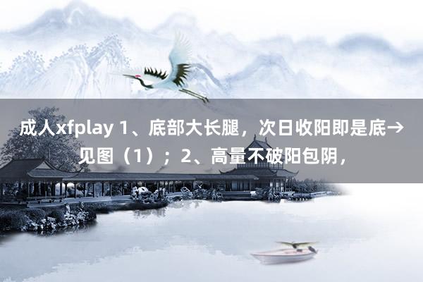 成人xfplay 1、底部大长腿，次日收阳即是底→见图（1）；2、高量不破阳包阴，