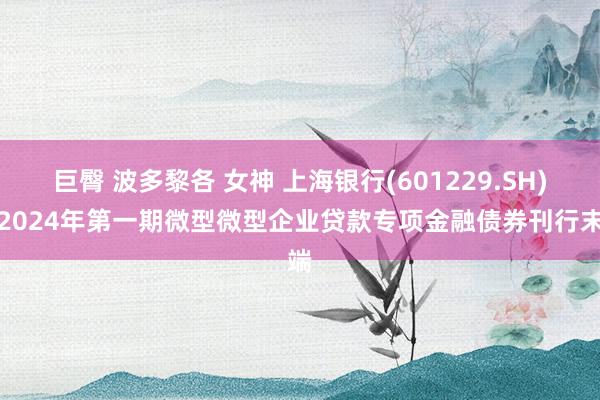 巨臀 波多黎各 女神 上海银行(601229.SH)：2024年第一期微型微型企业贷款专项金融债券刊行末端