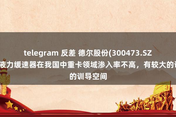 telegram 反差 德尔股份(300473.SZ)：当今液力缓速器在我国中重卡领域渗入率不高，有较大的训导空间