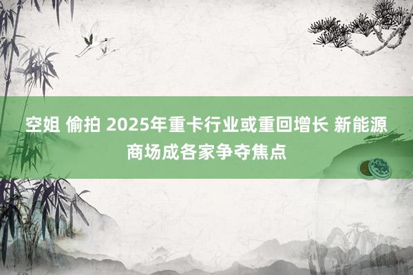 空姐 偷拍 2025年重卡行业或重回增长 新能源商场成各家争夺焦点