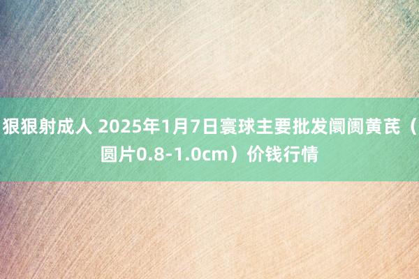 狠狠射成人 2025年1月7日寰球主要批发阛阓黄芪（圆片0.8-1.0cm）价钱行情