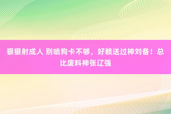 狠狠射成人 别喷狗卡不够，好赖送过神刘备！总比废料神张辽强